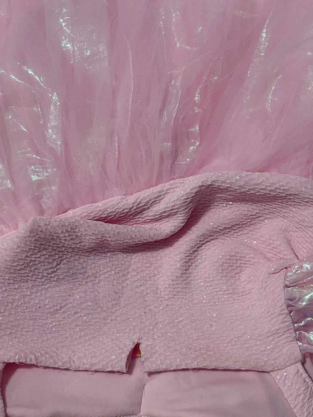 Fairytale by Pink & Violet Girls Dress Size 6X Pink Iridescent Princess